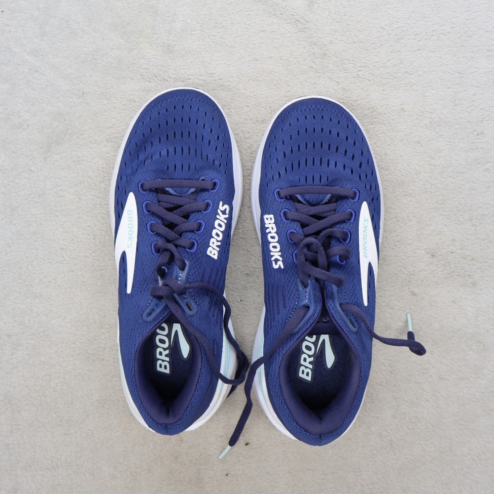 Brooks Womens 7.5D Athletic Shoes Blue Ghost Max Mesh Running Training Gym EUC - Picture 7 of 15